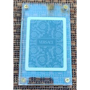 VERSACE DESIGNER AUTHENTIC PLAYING CARD NEW IN PROTECTIVE COVER 10 OF DIAMONDS